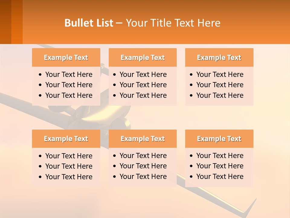 Sunset Ocean Older PowerPoint Template