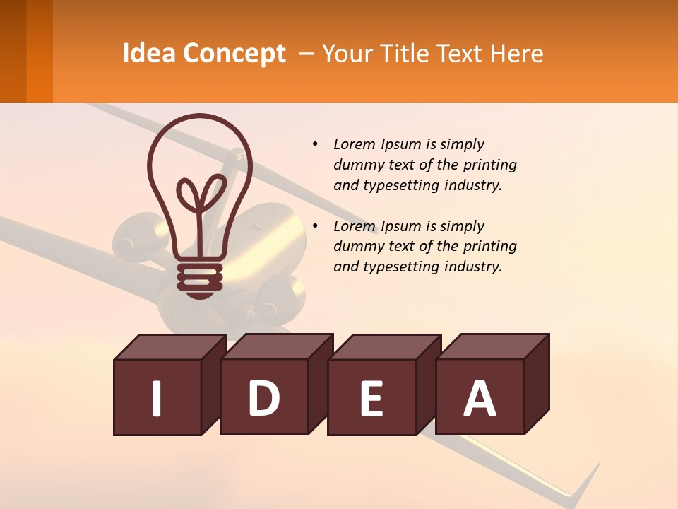 Sunset Ocean Older PowerPoint Template