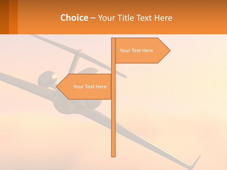 Sunset Ocean Older PowerPoint Template