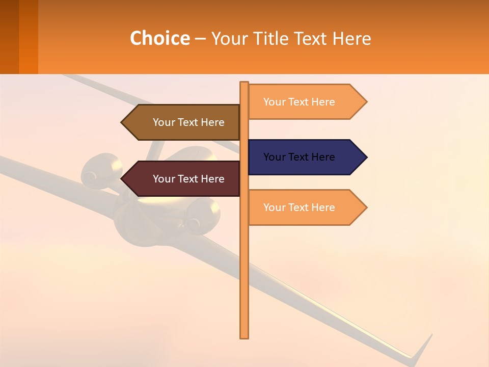 Sunset Ocean Older PowerPoint Template