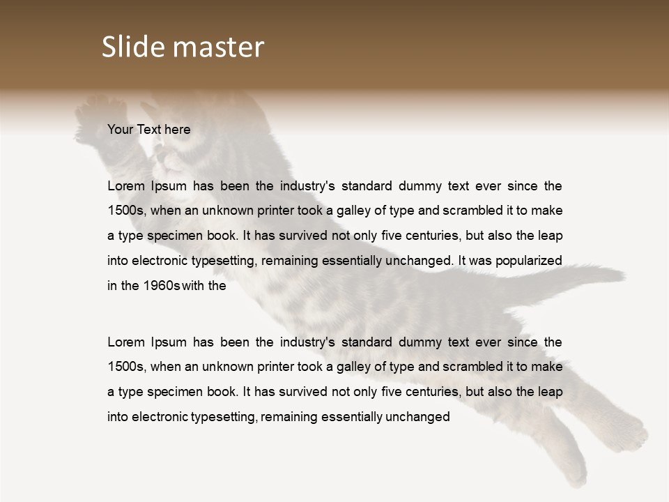 Coastal Beach Woman PowerPoint Template