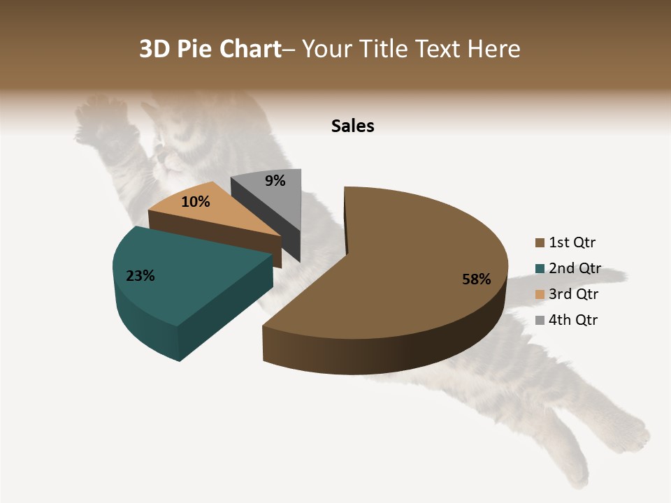 Coastal Beach Woman PowerPoint Template