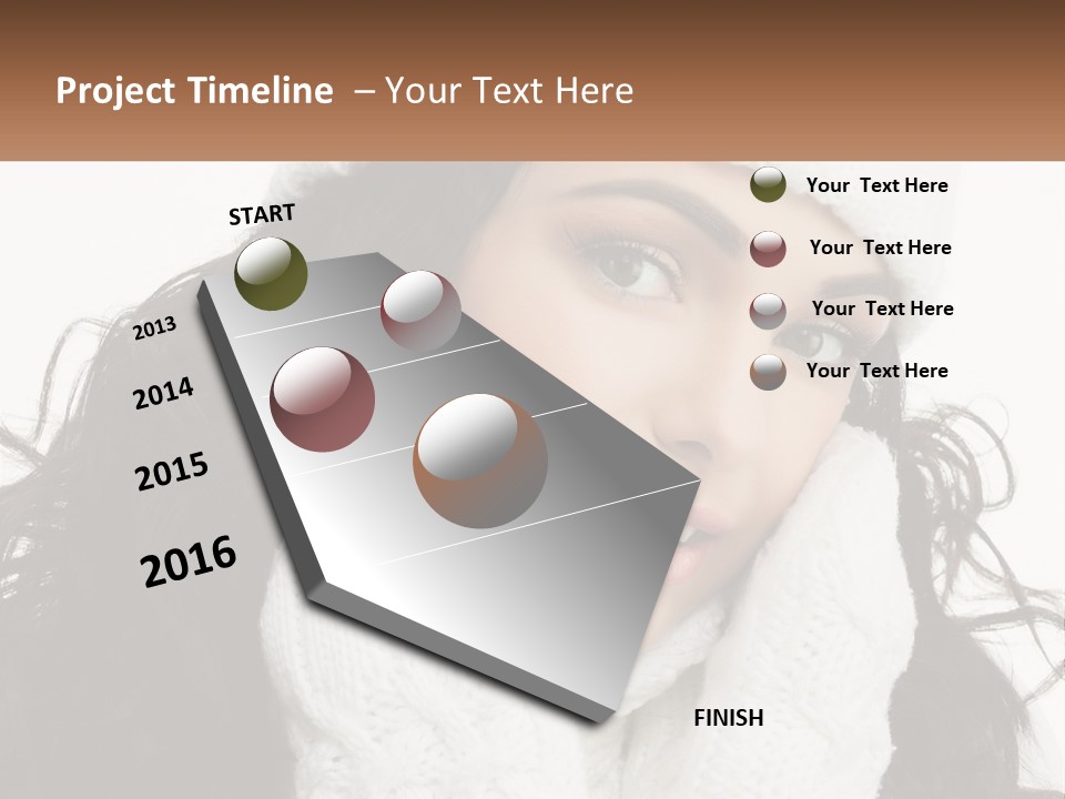 Sad Calm Wave PowerPoint Template