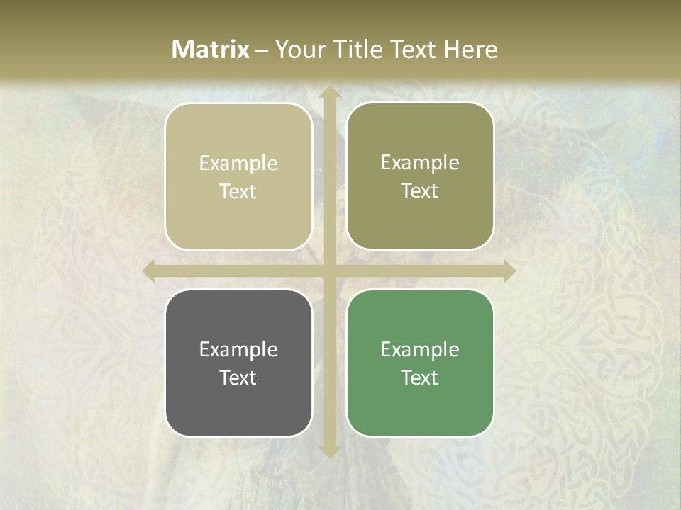 Retired Sand Family PowerPoint Template