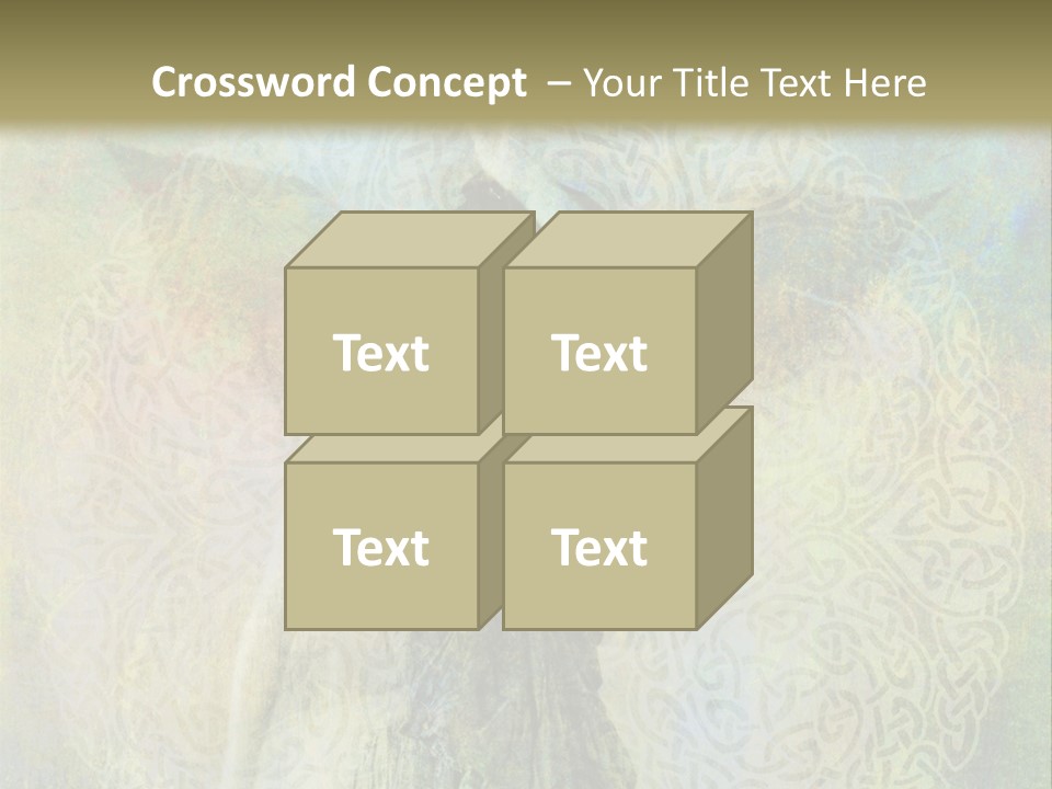 Retired Sand Family PowerPoint Template