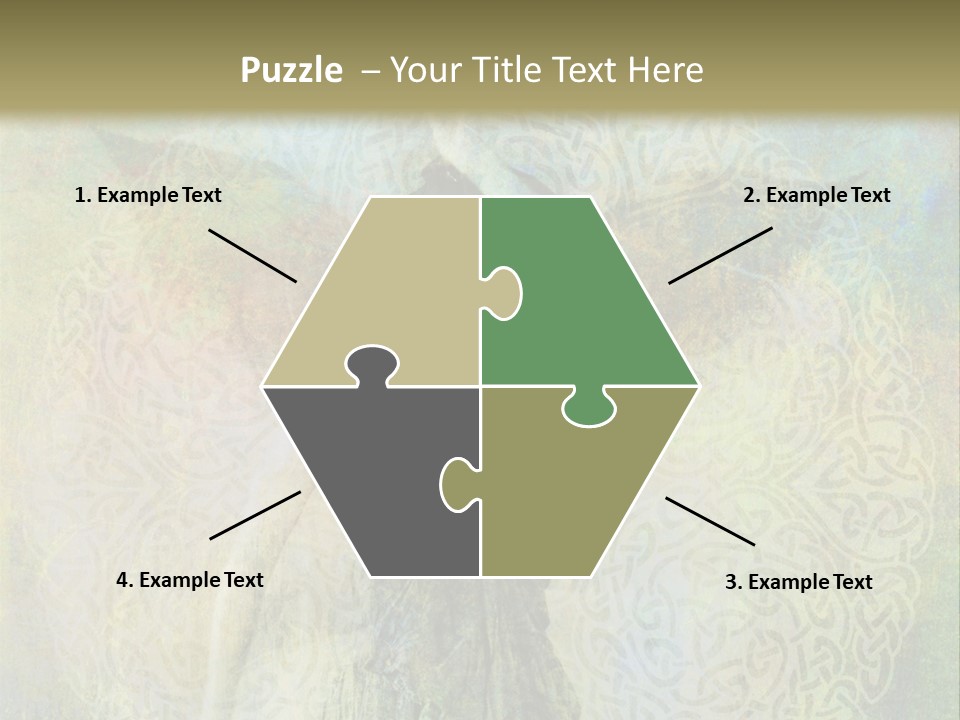 Retired Sand Family PowerPoint Template