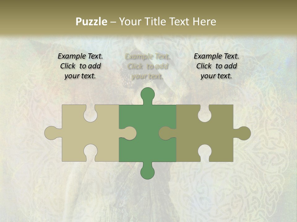 Retired Sand Family PowerPoint Template