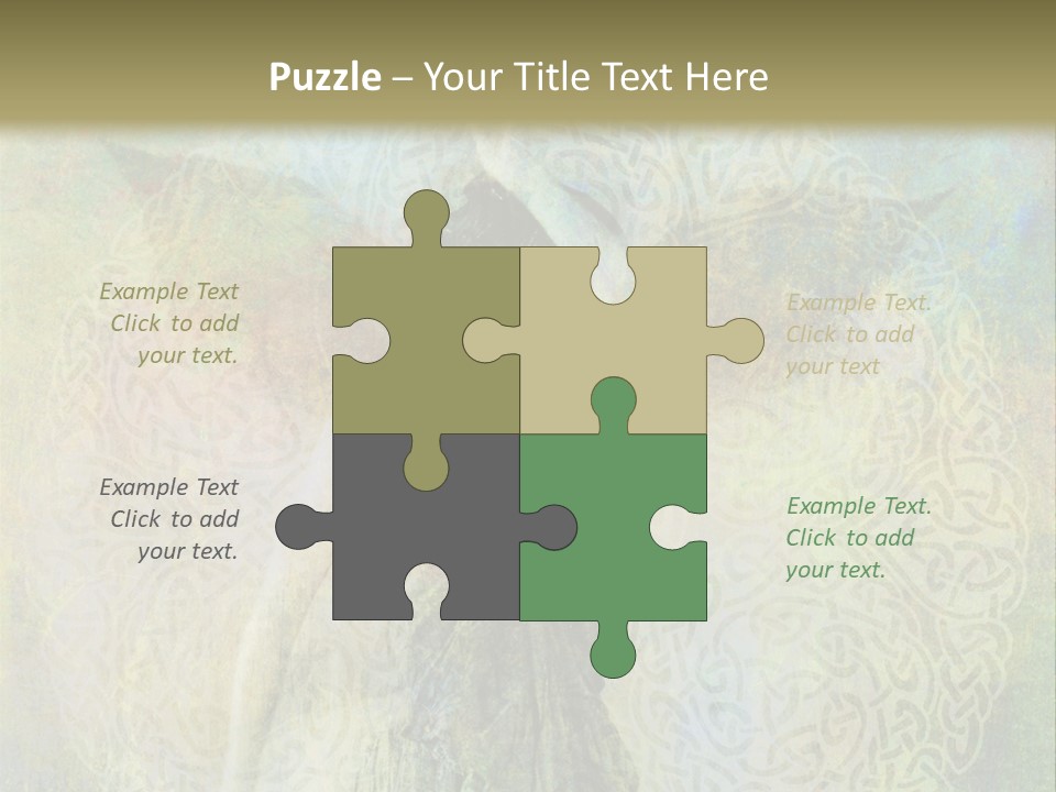 Retired Sand Family PowerPoint Template