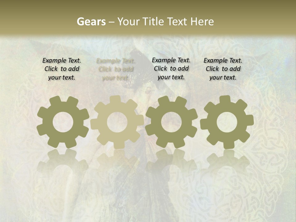 Retired Sand Family PowerPoint Template