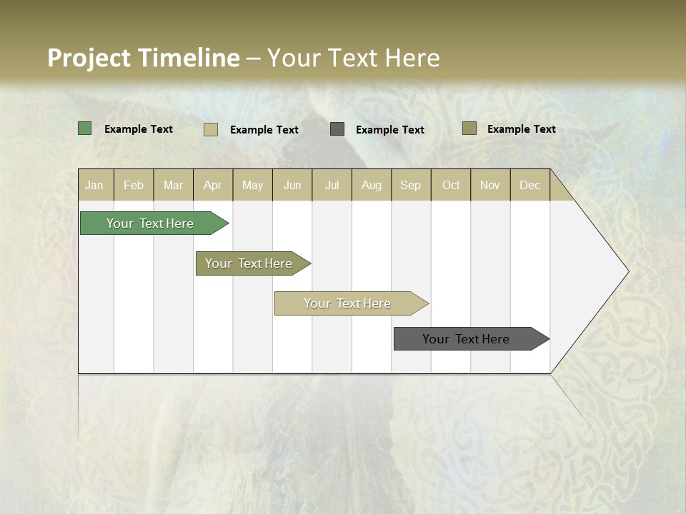 Retired Sand Family PowerPoint Template