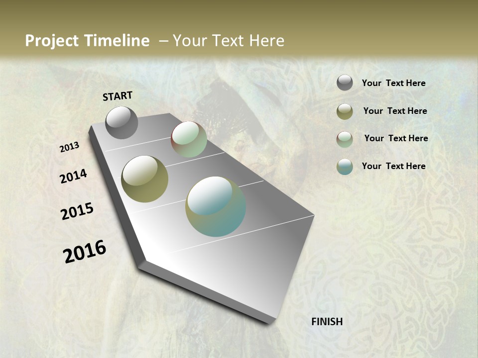 Retired Sand Family PowerPoint Template