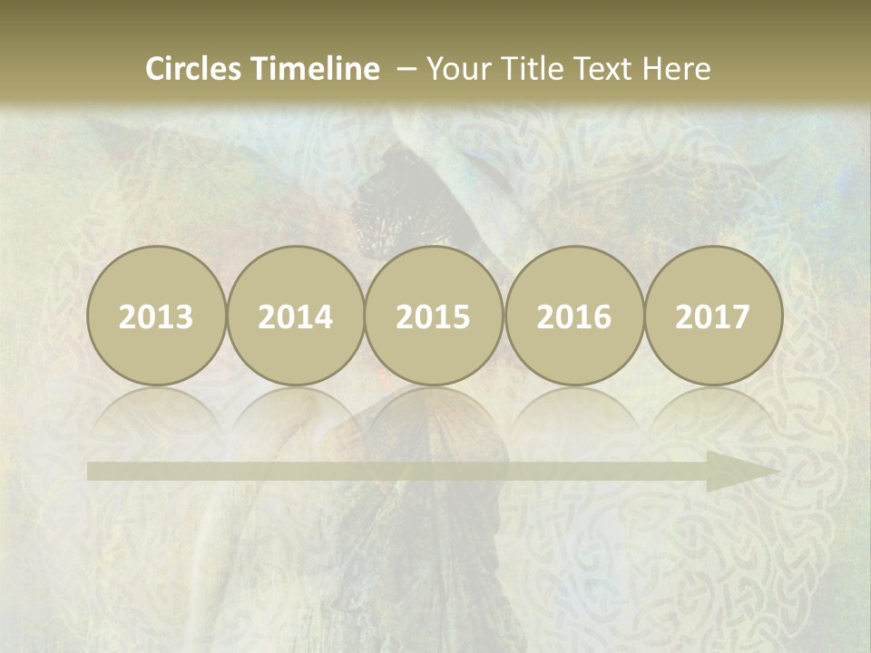 Retired Sand Family PowerPoint Template