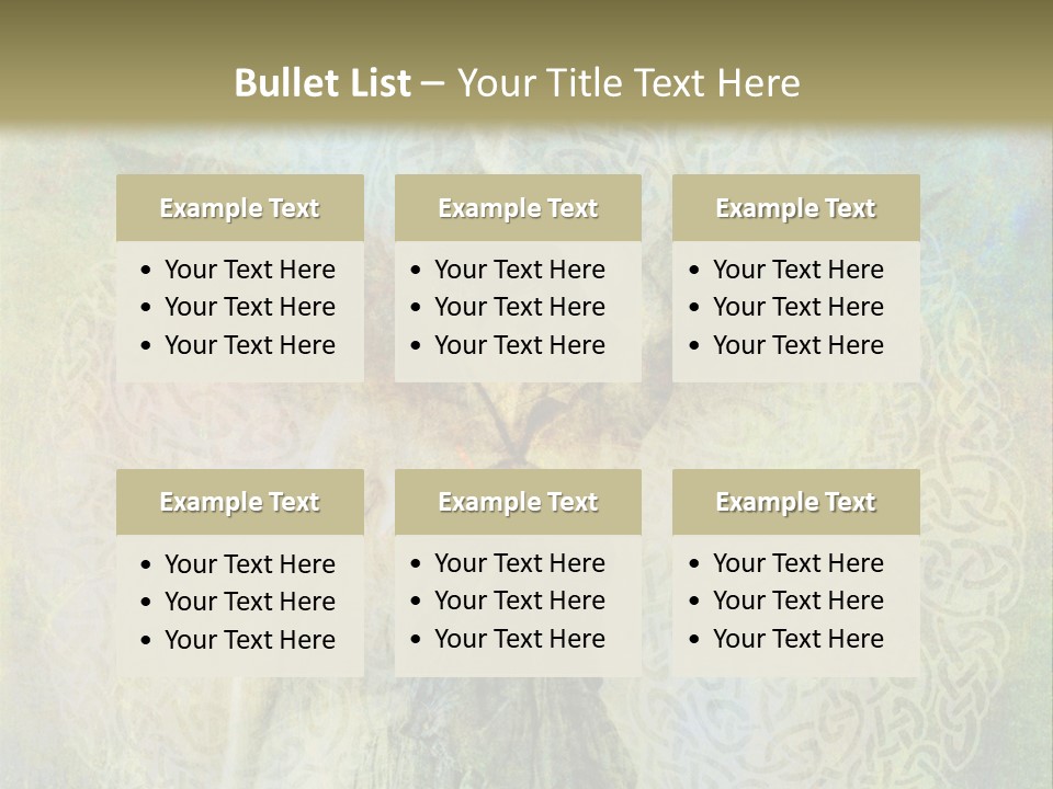 Retired Sand Family PowerPoint Template