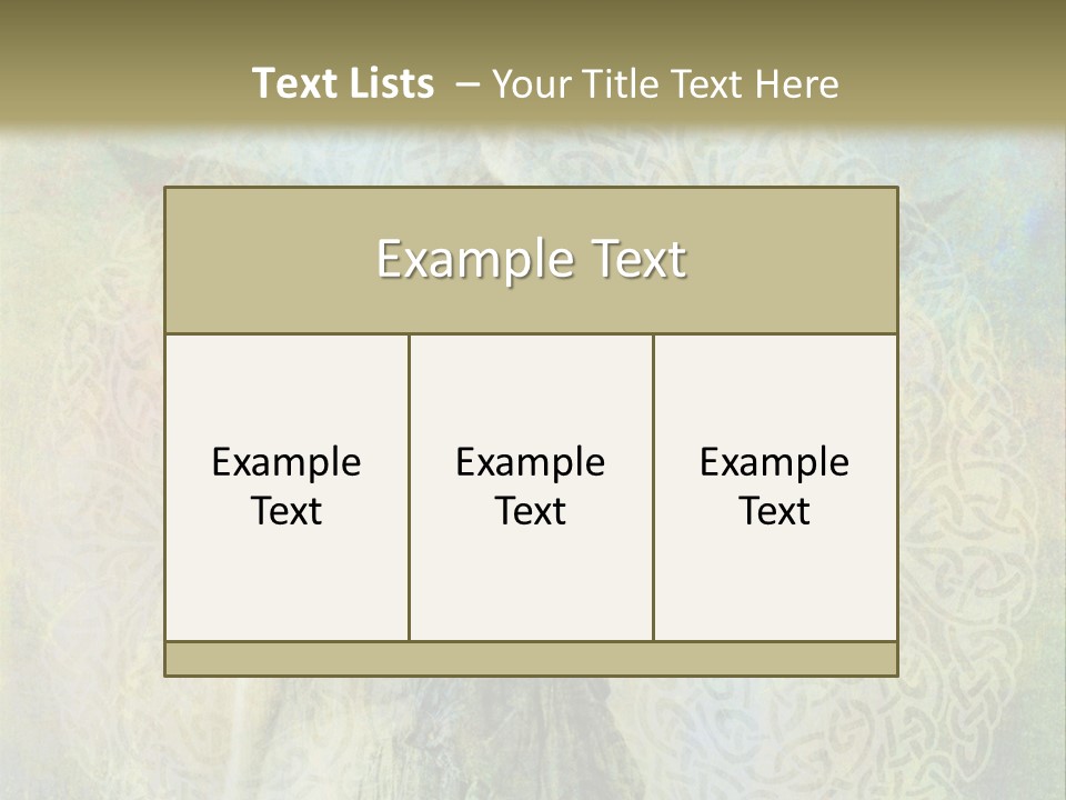 Retired Sand Family PowerPoint Template