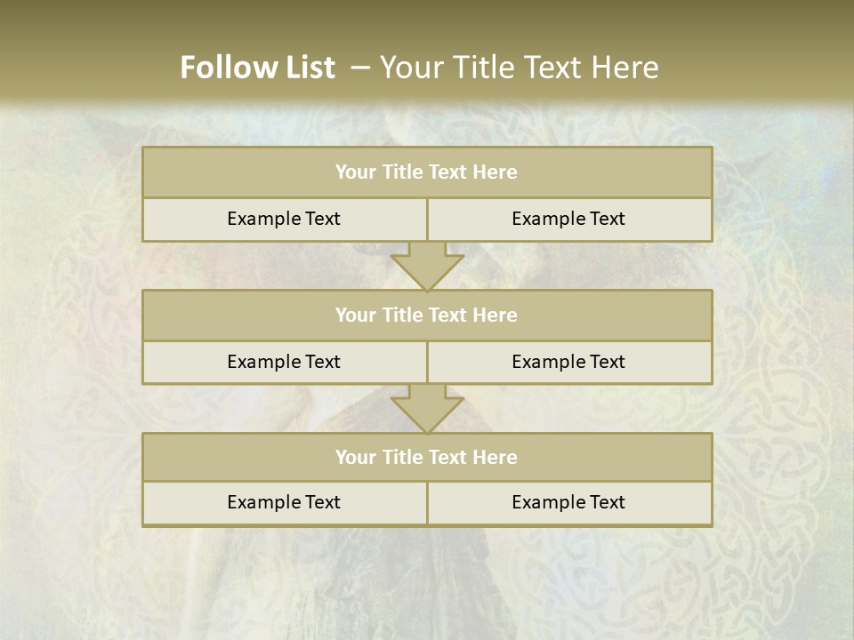 Retired Sand Family PowerPoint Template