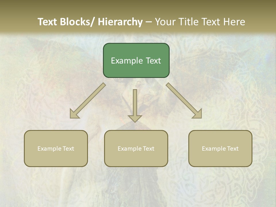 Retired Sand Family PowerPoint Template