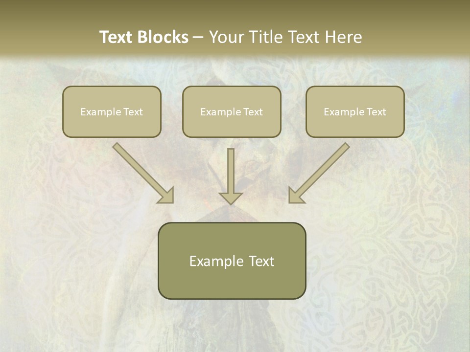 Retired Sand Family PowerPoint Template