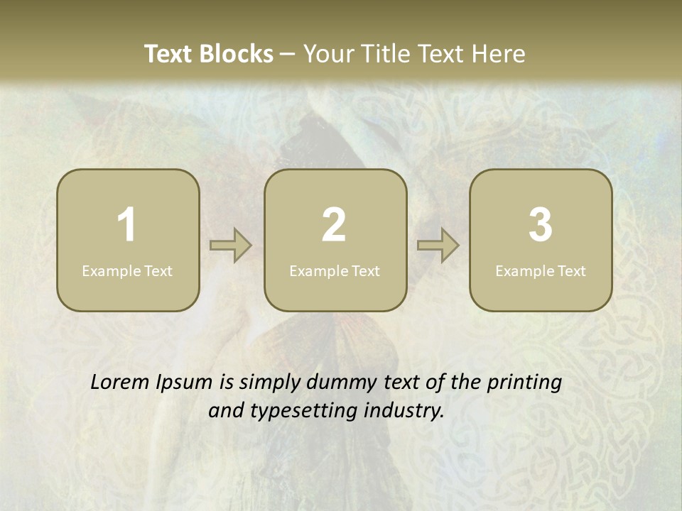Retired Sand Family PowerPoint Template