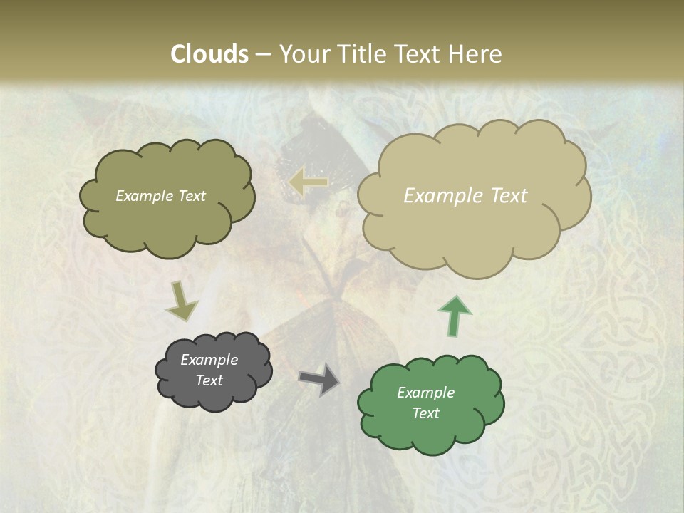 Retired Sand Family PowerPoint Template