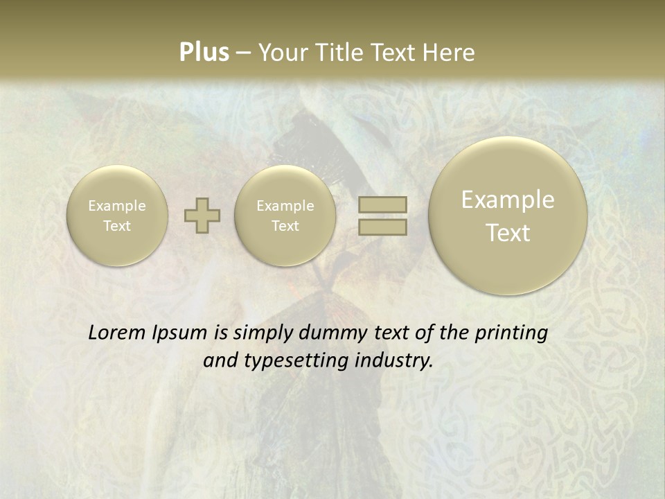 Retired Sand Family PowerPoint Template