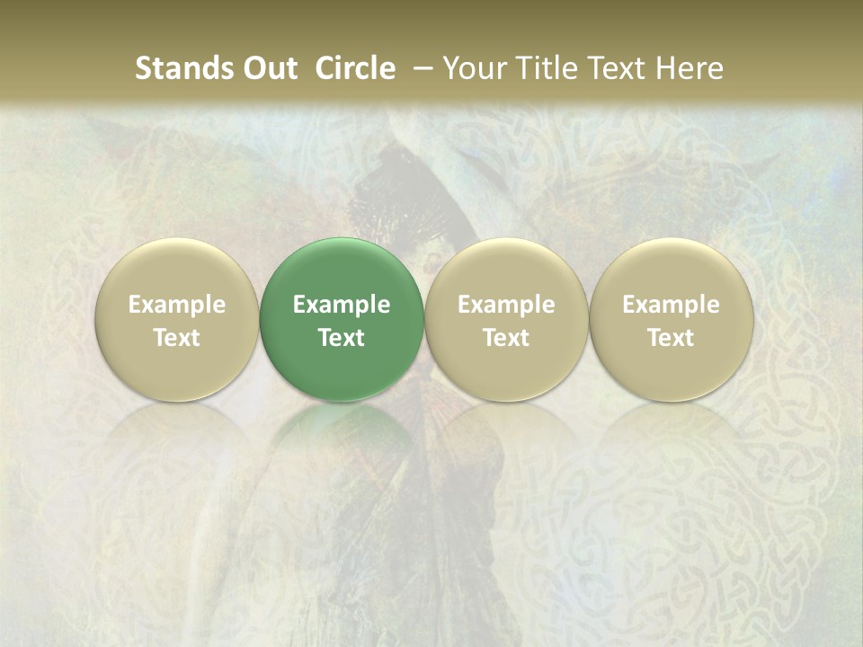 Retired Sand Family PowerPoint Template