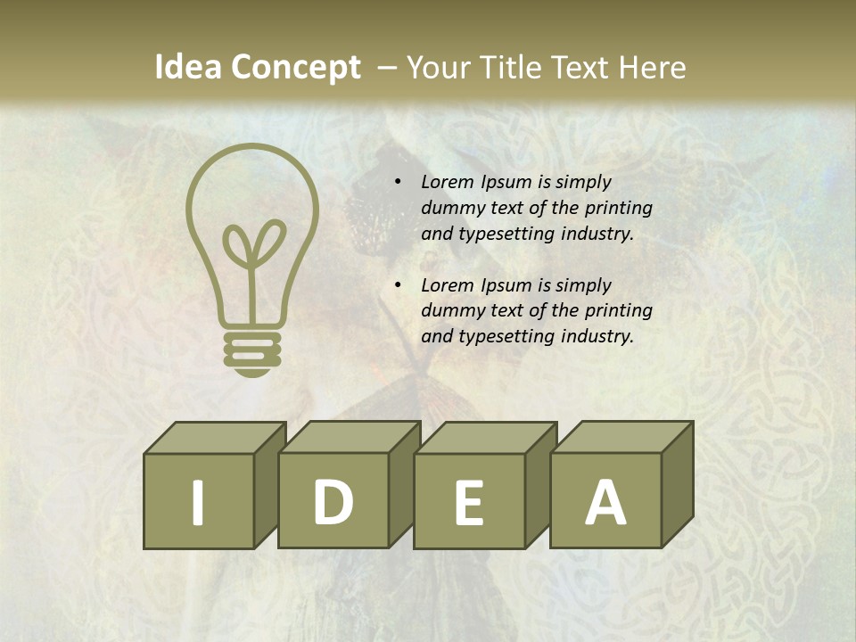 Retired Sand Family PowerPoint Template