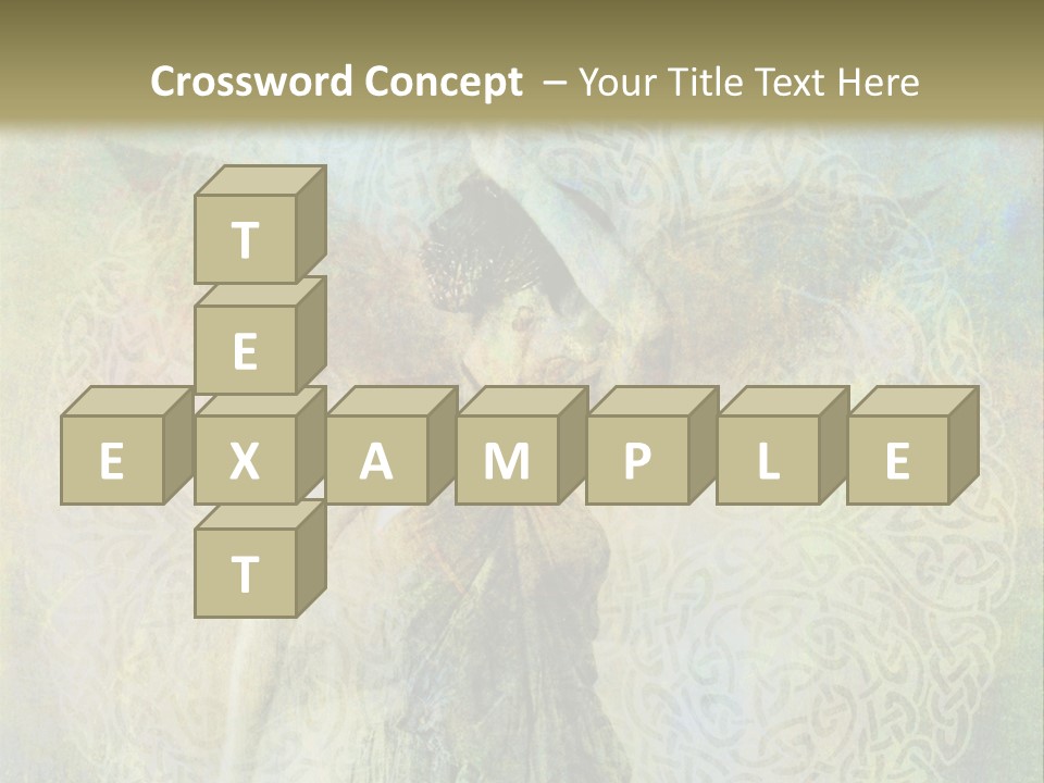 Retired Sand Family PowerPoint Template