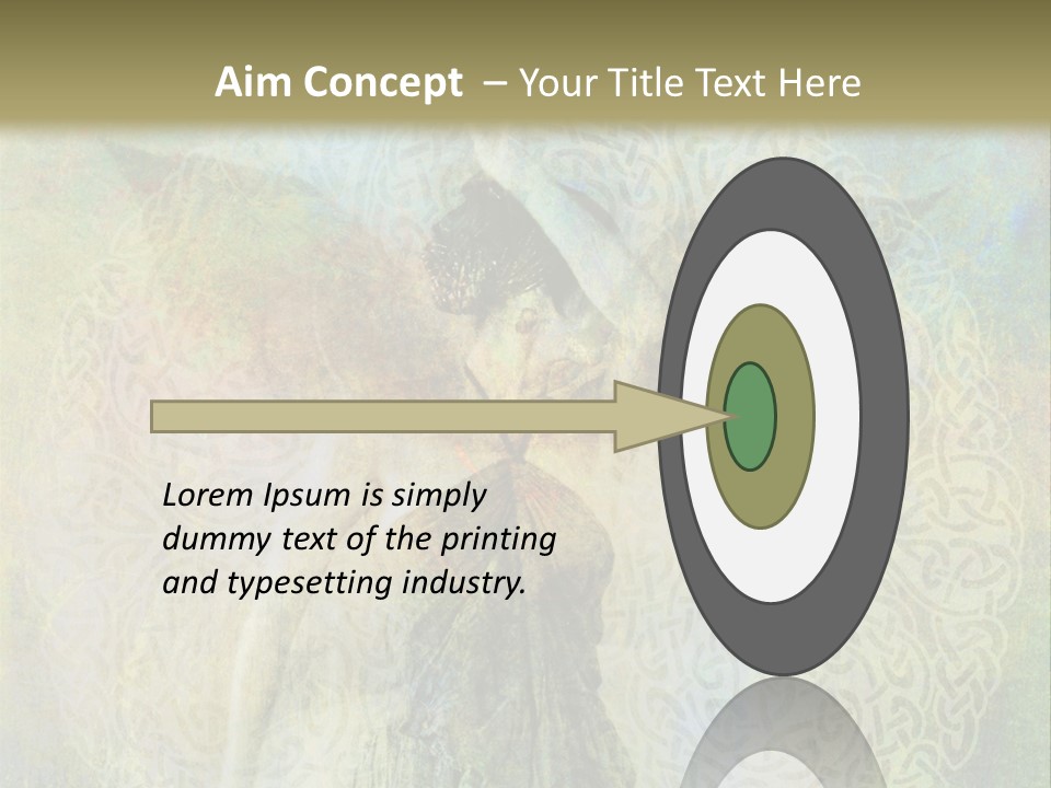 Retired Sand Family PowerPoint Template