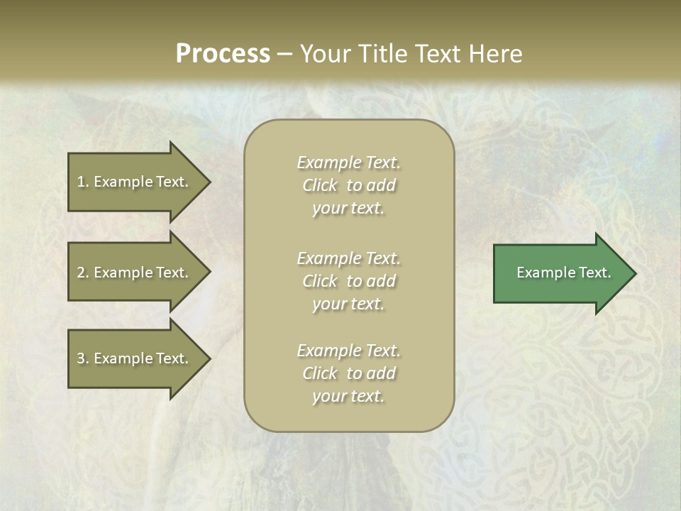 Retired Sand Family PowerPoint Template