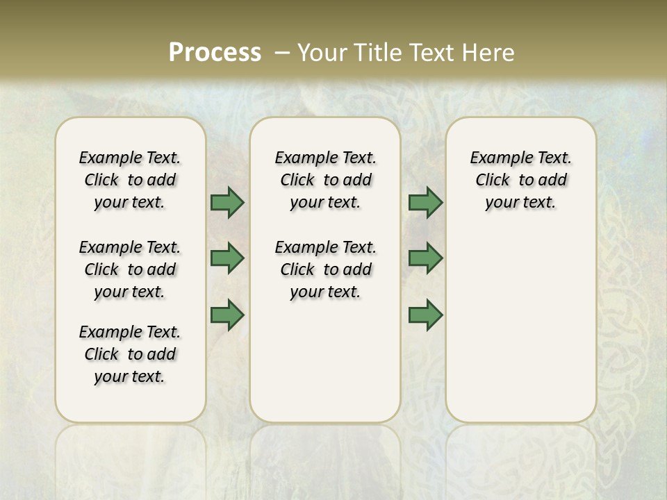 Retired Sand Family PowerPoint Template