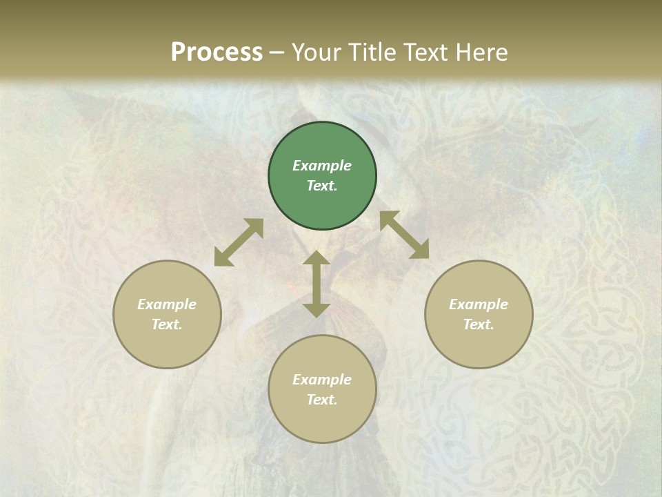 Retired Sand Family PowerPoint Template