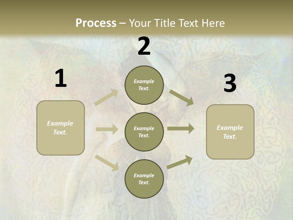 Retired Sand Family PowerPoint Template