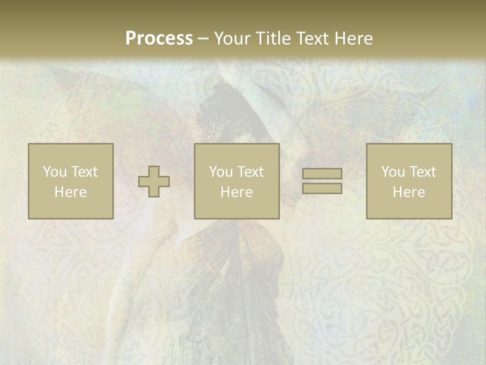 Retired Sand Family PowerPoint Template
