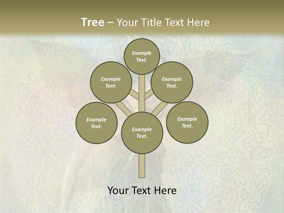 Retired Sand Family PowerPoint Template