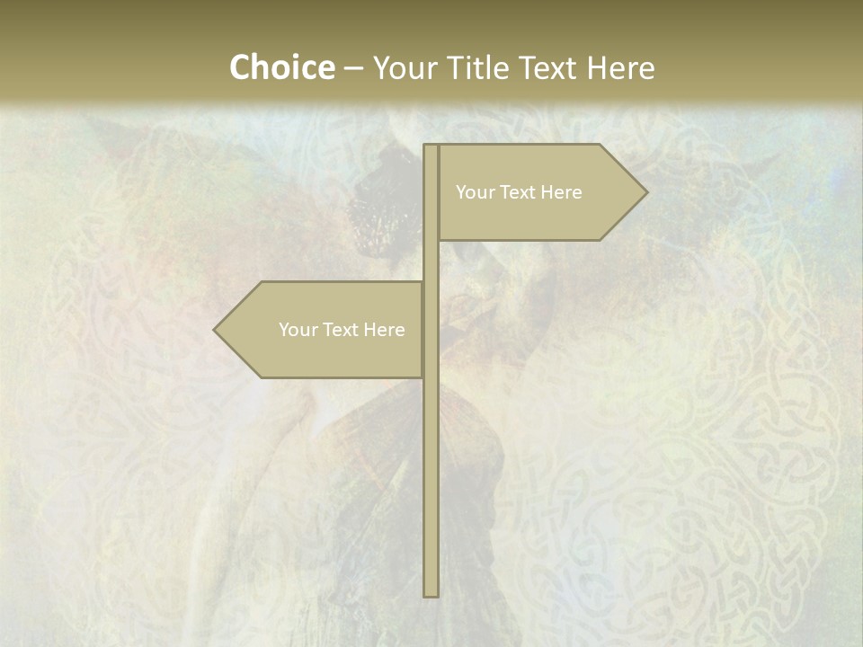 Retired Sand Family PowerPoint Template