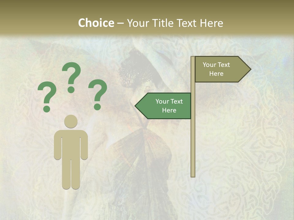 Retired Sand Family PowerPoint Template