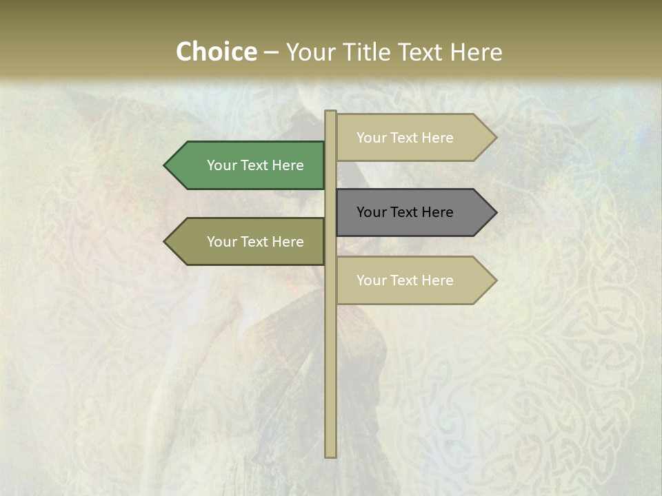 Retired Sand Family PowerPoint Template
