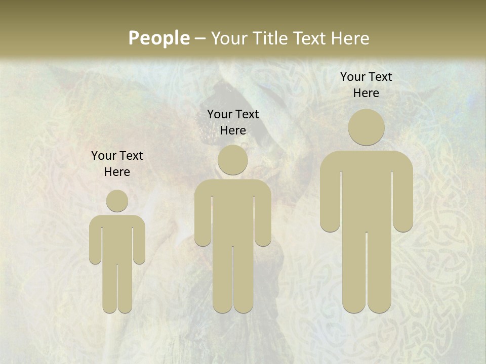 Retired Sand Family PowerPoint Template