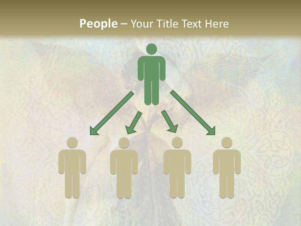 Retired Sand Family PowerPoint Template