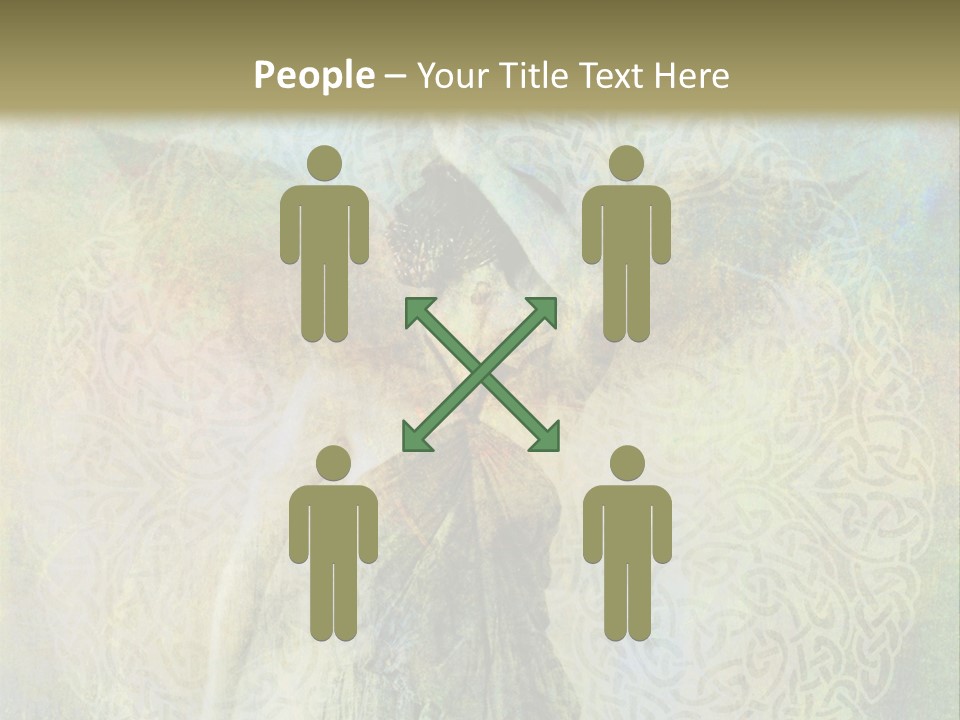 Retired Sand Family PowerPoint Template