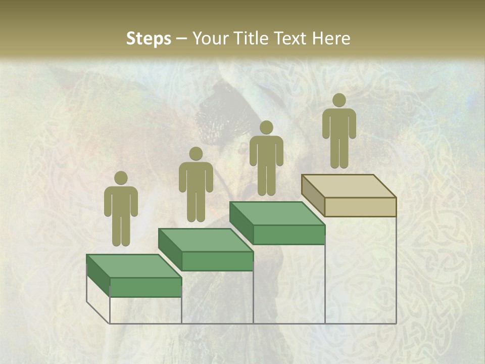 Retired Sand Family PowerPoint Template