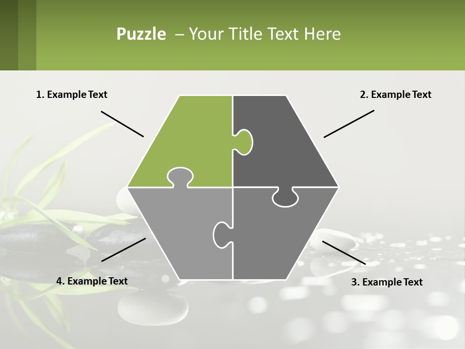 White Coast Sunset PowerPoint Template