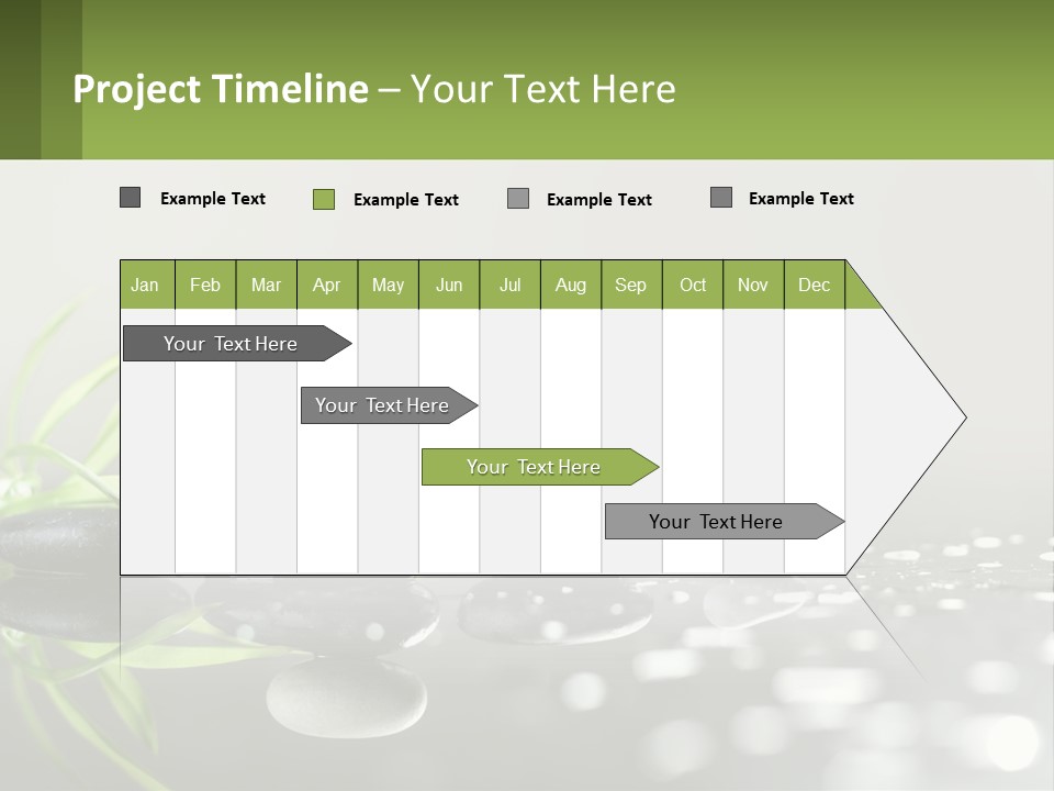 White Coast Sunset PowerPoint Template