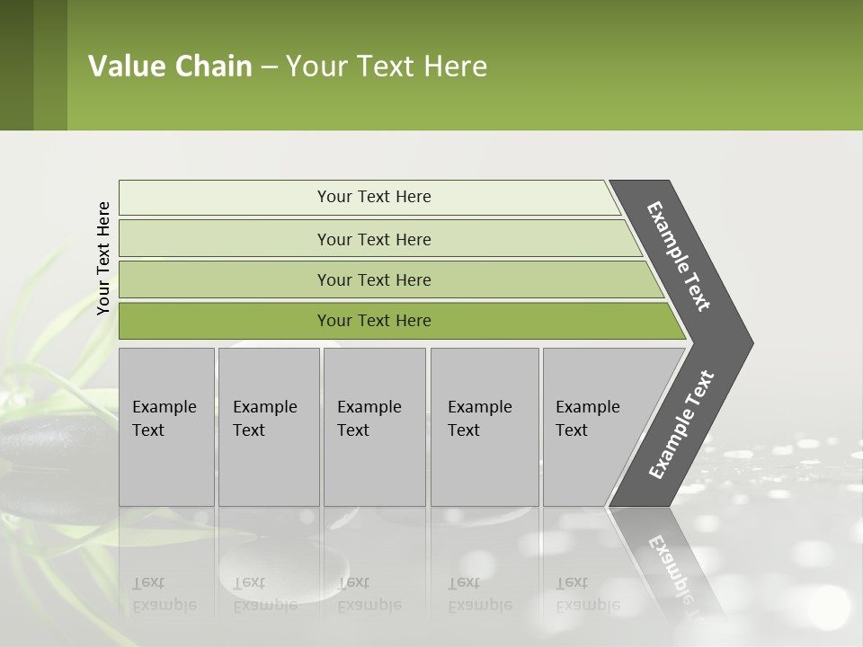 White Coast Sunset PowerPoint Template