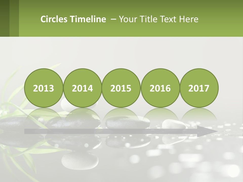 White Coast Sunset PowerPoint Template