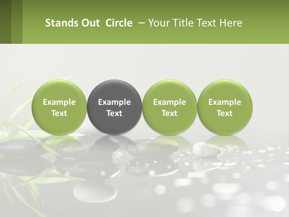 White Coast Sunset PowerPoint Template