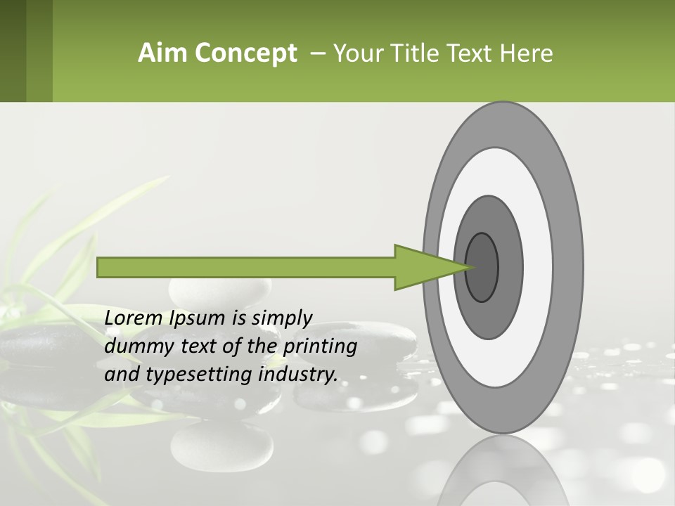 White Coast Sunset PowerPoint Template