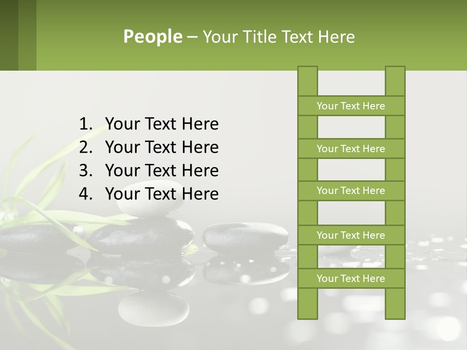 White Coast Sunset PowerPoint Template