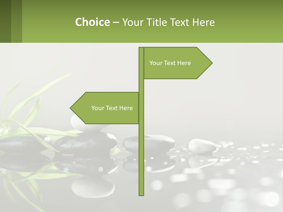 White Coast Sunset PowerPoint Template