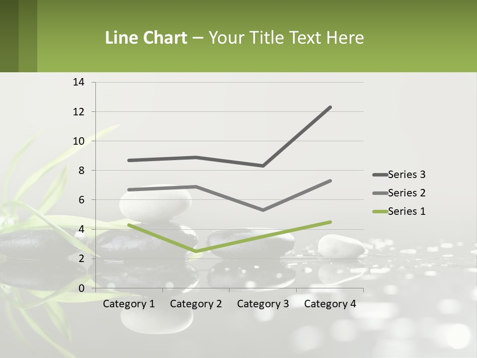 White Coast Sunset PowerPoint Template